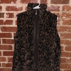 Leopard print vest!